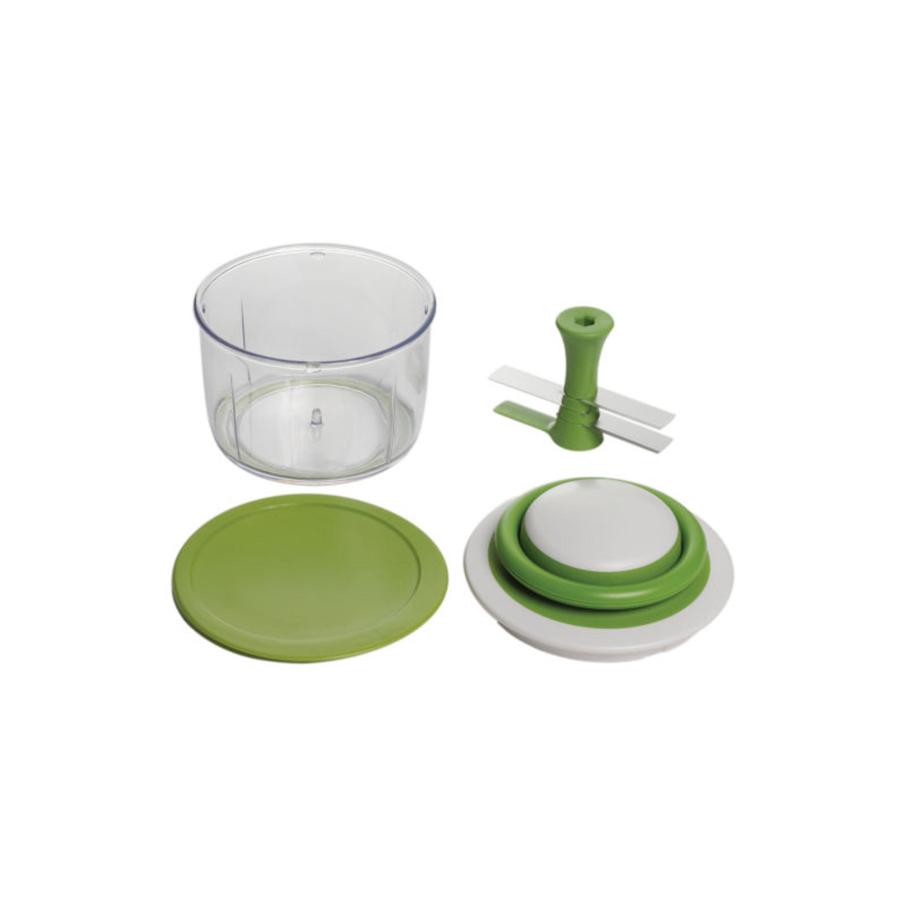 Chef'n VeggiChop Hand-Powered Food Chopper, Arugula