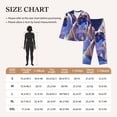 thumbnail image 4 of Balery Night Sky Winged French Bulldog Conjunto de Pijama con Estampado para Mujer, Conjunto de Dos Piezas con Manga Larga, Ropa de Dormir Suave con Bolsillos, Pijamas Cómodos-XX-Large, 4 of 7
