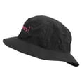 thumbnail image 5 of Breast Cancer Ribbon Survivor Embroidered Big Size Water Repellent Microfiber Golfer Hat - Black 2XL-3XL, 5 of 5
