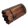 thumbnail image 1 of OULII Barrel Planter Coffee Wood Flower Pot Round 1Set, 1 of 6