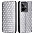thumbnail image 1 of For Realme GT 7 5G Case Wallet Rhombus Imprinted Leather Phone Cover -, 1 of 5