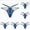 Blue 7PCS, variant on 7 Pcs Women's Lace Thong Cheeky Knickers Sheer Mesh G strings Breathable Panties Hipster Hollow out Underwear (7 Colors,M)