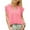 Hot Pink, variant on ZHUGeLI Stripe Summer Sweaters For Women V Neck Knit Cap Sleeve Tops Sleeveless Spring Clothes Up to 50% off