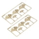 thumbnail image 1 of Decorációnica Colgante de Hoja de metal, moderna textura transparente decoración simple de la pared de hoja de metal de Oro material 3d de hierro 2pcs para oficina, 1 of 7