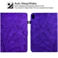 thumbnail image 4 of GSFY Case for Lenovo Tab P11 Plus 2021 (TB-J616F/J616X), PU Leather Smart Shell Flip Stand Cover with Auto Sleep/Wake for Lenovo Tab P11 Plus 2021/ Tab P11 2020 (TB-J606F/J606X) 11 inch, Purple Tree, 4 of 7