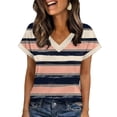 thumbnail image 2 of Roncen Womens Tops Boho Summer Outfits 2026 Short Sleeve Shirts Beach Vacation Clothes Casual, 2 of 6