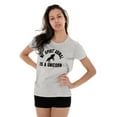 thumbnail image 4 of My Spirit Animal is a Unicorn Womens Slim Fit Graphic Tee Brisco Brands S, 4 of 5