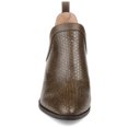 thumbnail image 6 of Journee Womens Terri Pull On Stacked Heel Booties, 6 of 8