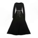 thumbnail image 1 of Women's Long Renaissance Dress with Medieval Gothic Design for Cosplay and Events, 1 of 4