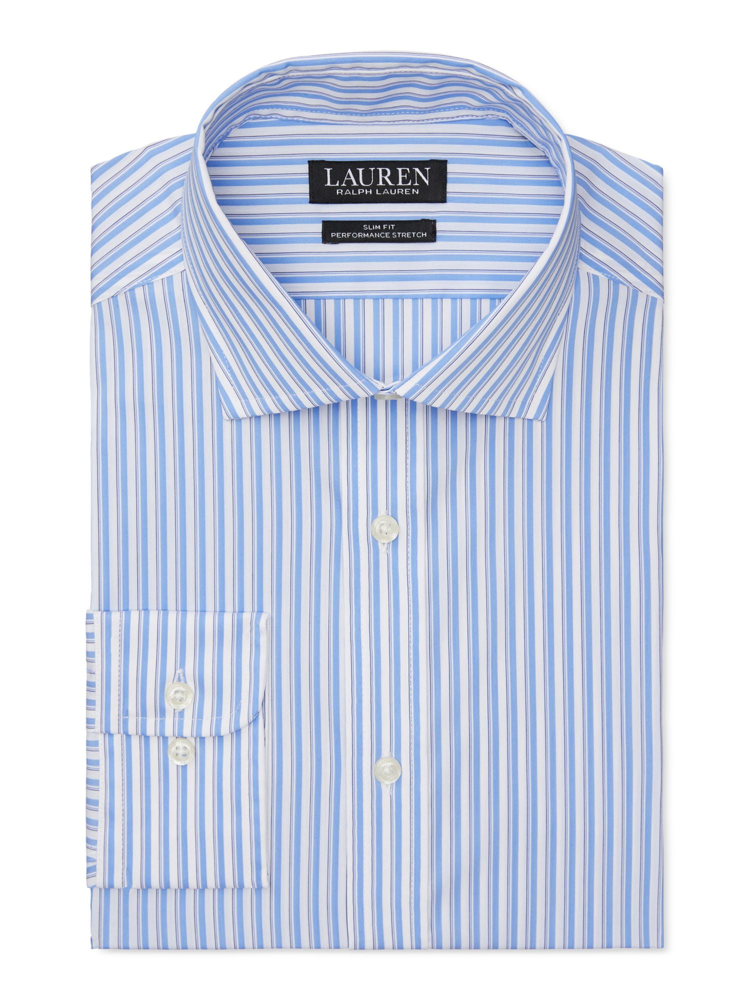 ralph lauren slim fit performance dress shirt Lauren Ralph Lauren Men's Slim-Fit Stretch Performance Dress Shirt