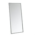 thumbnail image 4 of Metal frame rectangle mirror 30 inch in Black, 4 of 5