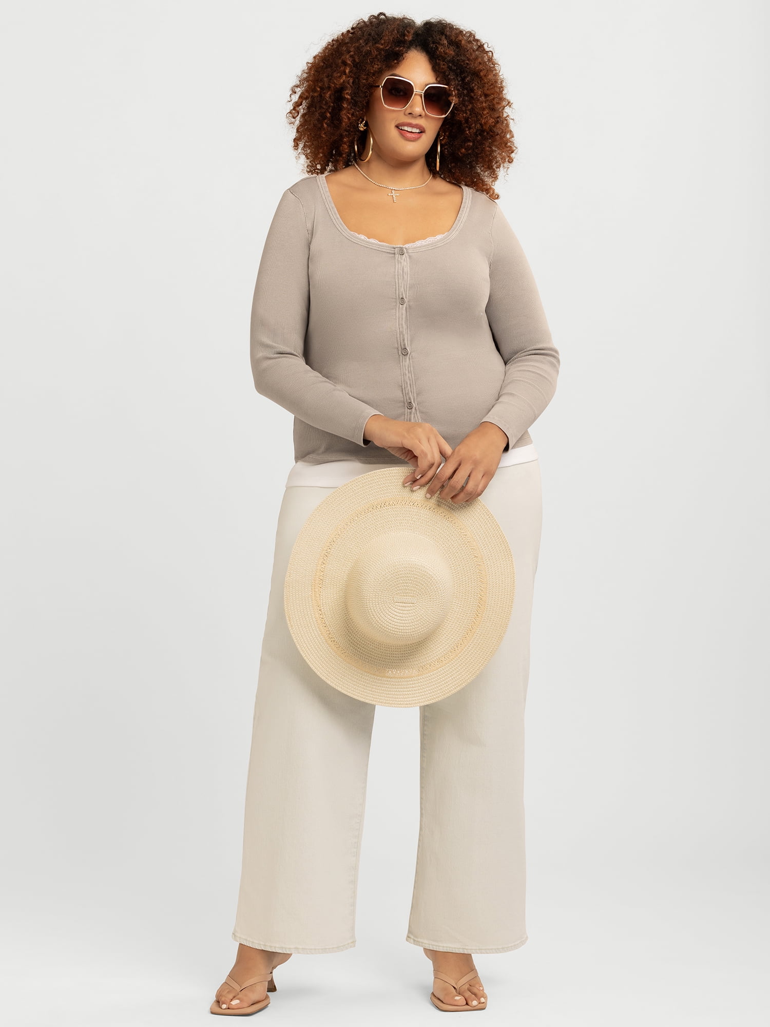 Jessica Simpson Women's and Women's Plus Manuela Layered Look Top, Sizes XS-4X