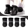 thumbnail image 3 of Minizapatos Hot Dog Boot Impermeable Antideslizante Zapatos para mascotas Boot Dog Puppy (Negro), 3 of 9