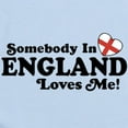 thumbnail image 2 of CafePress - Somebody In England Loves Me Infant Bodysuit - Baby Light Bodysuit, Size Newborn - 24 Months, 2 of 4