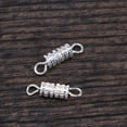 thumbnail image 5 of OUNONA 20PCS Jewerly Clasps Barrel Screw Type Clasp for Necklace Bracelet Chain DIY Jewellery Making (Silver), 5 of 5
