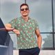 thumbnail image 4 of Balery Retro Hippie Groovy Mushroom Camisa Polo de Hombre con Estampado, de Manga Corta y Tejido Medio, Camisa Tipo Golf Polo-Small, 4 of 6