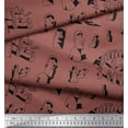 thumbnail image 3 of Soimoi Rayon Fabric Easter Island Statue Face Print Sewing Fabric Yard 42 Inch Wide, 3 of 3