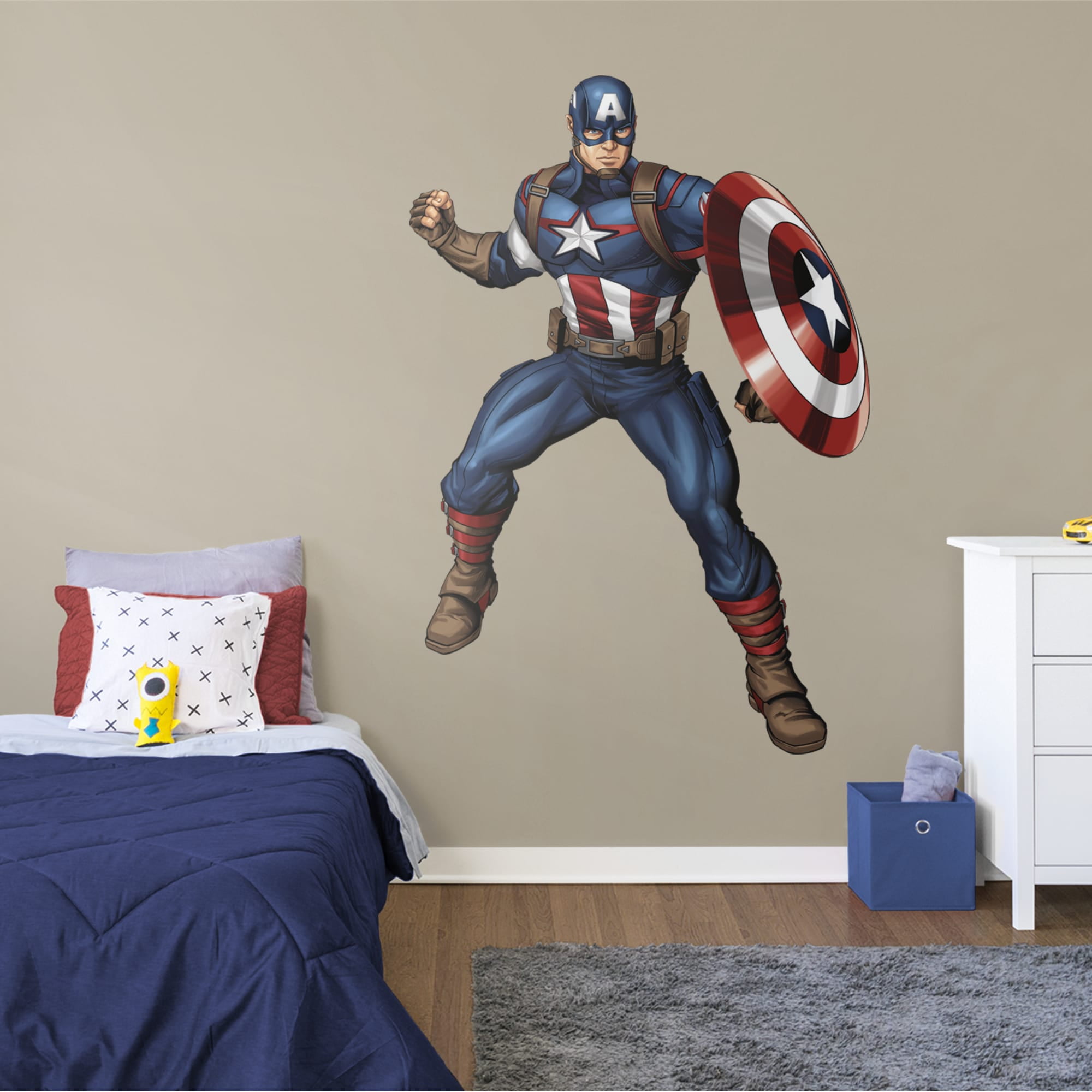 Fathead Captain America Avengers Assemble LifeSize Officially