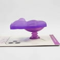 thumbnail image 4 of SpinPop Frosted Iridescent Purple Bear Phone Grip – Stylish & Secure Phone Accessory, 4 of 4