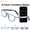 Translation Glasses-M09 Blue, variant on AI Smart Translation Glasses With Wireless Audio, Real-Time Voice Translator 164+Languages, Open Ear Wireless Music Smart Glasses For Travel Driving Calls, Compatible With IOS Android, A Festive Gift