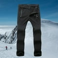 thumbnail image 4 of Womens Ski Pants Cargo Hiking Pants Thick Pants Slim Outdoor Windproof Ski Pants Black, 4 of 8