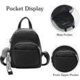 thumbnail image 4 of Fashion Mini Backpack Women Small Daypack Girls PU Leather Backpack Travel Purse for Date Daily Use, 4 of 5