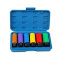 thumbnail image 1 of Mistaha 6-Piece Pneumatic Extra-Long Hexagonal Impact Socket Set for Car Tire Screws with Hub Protective Sleeves - Prevent Scratches and Damage During Maintenance, 1 of 6