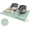 Green, variant on PETGLE Cat Litter Mat,34" x 22" Large Silicone Pad for Floor Waterproof Litter Trapping Mat for Scatter Control Soft on Kitty Paws Non-Slip Easy to Clean