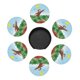 thumbnail image 3 of Posavasos de cuero de 6 piezas, posavasos de George el curioso para bebidas, posavasos para tazas, regalo de inauguración de la casa, ideal para la decoración del hogar, 3 of 7