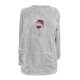 thumbnail image 2 of Sudadera sin capucha de felpa con bolsillo y manga larga Gibobby Gris XL, 2 of 4