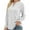 White, variant on IROINNID Polyester Long Sleeve T Shirt for Women Comfy Fall Slot Neck Solid Color Sleeve Loose T-Shirt Slot Neck Top/Shirt,Beige