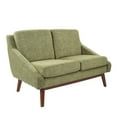 thumbnail image 1 of Office Star Products Davenport Loveseat in Olive Fabric with Coffee Legs K/D, 1 of 6