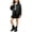 Black3, variant on XYAIYT Girls Leather Jacket Fashion Biker Style Zipper Up Short Coat for Kids Fall Spring Outerwear Going Out