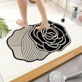 thumbnail image 4 of Bath Mats For Bathroom Non Slip 40 cm x 60 cm Microfiber Absorbent Floor Mat With TPR Backing For Shower Tub Vanity, 4 of 6