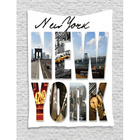 Nyc Decor Wall Hanging Tapestry New York City Themed