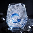 thumbnail image 5 of CuiLiyq 2D Printed Sea Creatures Stemless Wine Glass, Coastal Beach Themed Drinking Tumbler, Nautical Decor Glassware for Water, Wine, Cocktails, Unique Housewarming Gift for Sea Lovers, 5 of 8