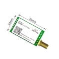 thumbnail image 2 of LoRa Wireless Module 868MHz 915MHz 22dBm EBYTE E22-900T22D 5km Long Range UART RF Transceiver Transmitter Receiver Low Power Consumption Small Size, 2 of 8