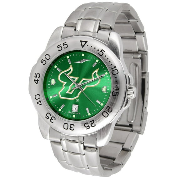 Green South Florida Bulls Sport Steel AnoChrome Watch