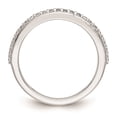 thumbnail image 4 of Auriga Fine Jewelry 14K White Gold 1/3 carat Diamond Wedding Band for Women Size 7, 4 of 4
