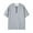 Gray, variant on Men's Outfits Casual Quarter Zip Polo T Shirt and Shorts Set Athletic Jogging Summer Casual Shirts