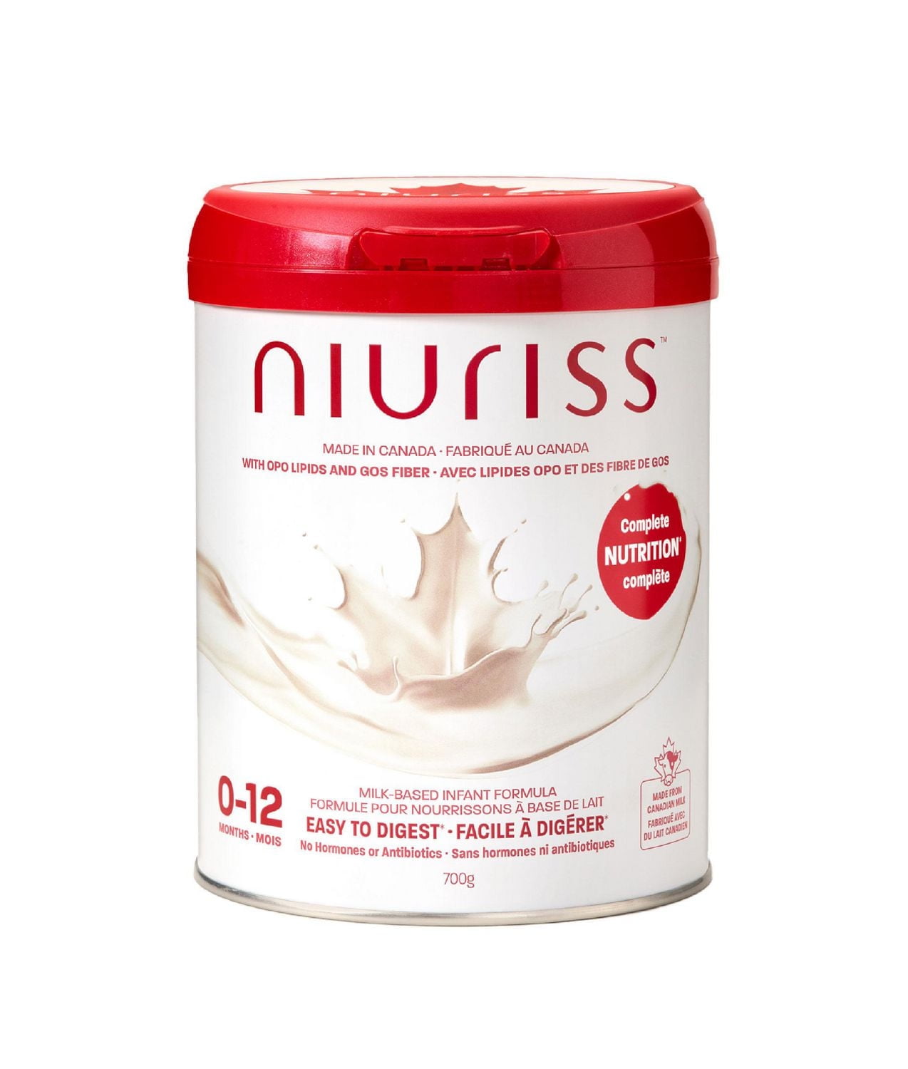 NIURISS Infant Formula Powder – Made in Canada – Complete