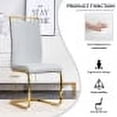 thumbnail image 4 of Sumdeal Modern and Luxury Transparent Dining Table Set 9 Pieces,Modern Transparent Dining Table Set for Dining Room&Kithchen,Modern Table set for Office, 4 of 10