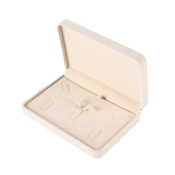 Minnieouse Caja de moda a prueba de polvo, vitrina, anillo de almacenamiento, bandejas planas, organizador, gran capacidad, suministros de boda para mujer Ropa, zapatos y accesorios Miscelánea Beige Minnieouse AP017453-03