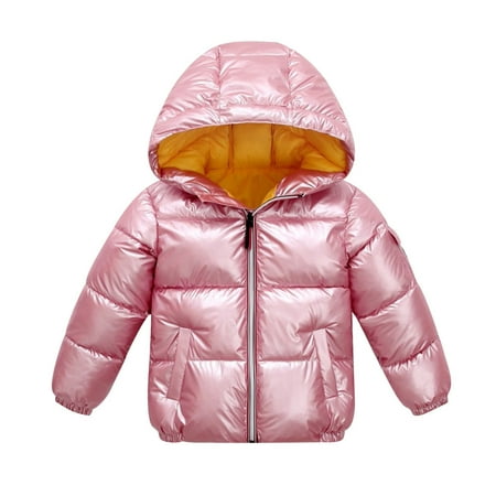 

Dadaria Toddler Winter Coat 3Y-11Y Toddler Kids Baby Grils Boy Outdoor Waterproof Coat Down Jacket Overcoat Outwear Pink 120 Toddler