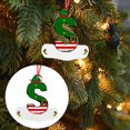 thumbnail image 1 of Home Decor Letter Christmas Tree Pendant A To Z (without H And V) Decorative Letter Christmas Tree Pendant Personalized DIY Christmas Decorations Hanging Christmas Letters For Christmas, 1 of 4