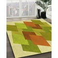 thumbnail image 3 of Ahgly Company Machine Washable Indoor Rectangle Transitional Bold Yellow Area Rugs, 5' x 7', 3 of 7