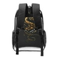 thumbnail image 2 of Rocae Golden Dragon Tattoo Art for 16inch Clear Backpack Transparent School Backpack for Women Men, Capacity Clear Bag for College, Travel, 2 of 7