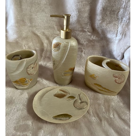4 Pcs Bathroom Accessories Set