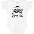 thumbnail image 3 of Inktastic Mawmaw and Pawpaw Love Me Girls Baby Bodysuit, 3 of 5