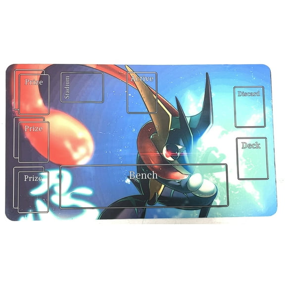 Pokemon Themed Playmat - Greninja - Card Game Mat - Large (23.5 inches x 14 inches)